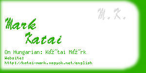 mark katai business card